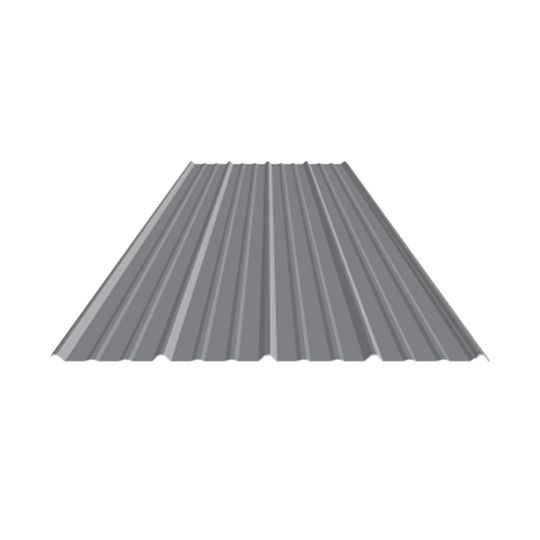 Metal Sales 26 Gauge Coated Galvanized Classic Rib Metal Panel - Sold per Lin. Ft.