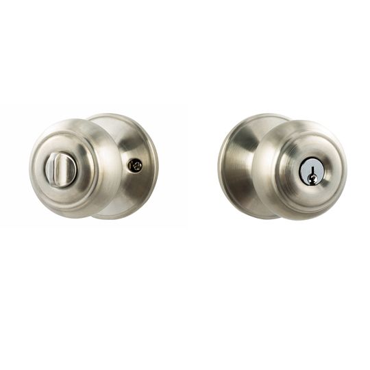 Sure-Loc Hardware Juniper Entry Knob, Satin Nickel MP24