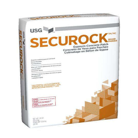U.S. Gypsum SecuRock Gypsum-Concrete Patch - 50 Lb. Bag