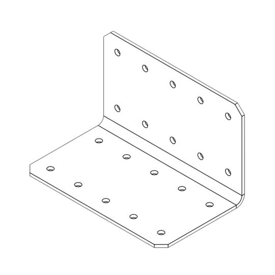 Simpson Strong-Tie 12 Gauge RCA335/97-R35 Rigid Connector Angle