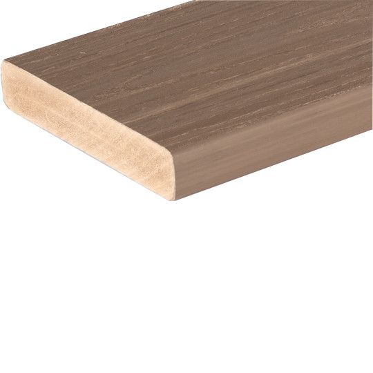Azek 1" x 6" x 12' Harvest Collection Square Edge Deck Board — AZKDSE1612WT