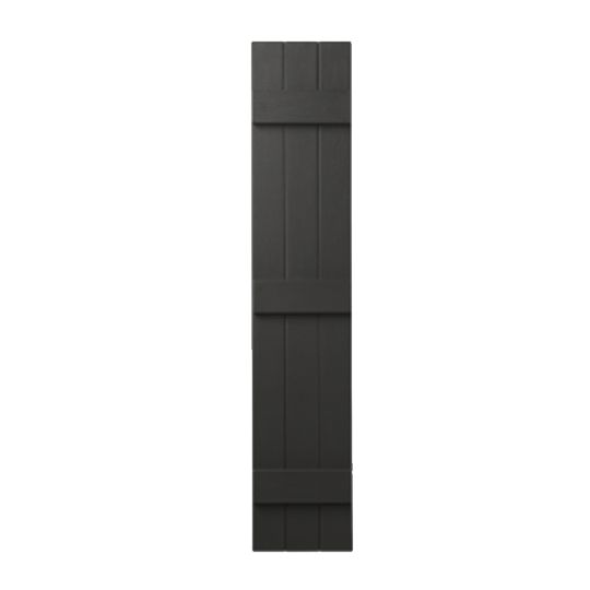 Mastic 11" x 55" Board & Batten Standard 3-Board Shutters - Closed style — ACOVIN3C115533