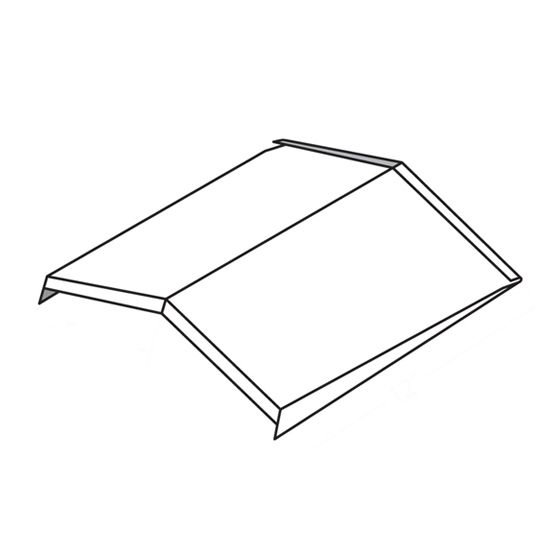 Edco Products Infiniti Textured Shake Ridge/Hip Cap — Metal Roofing — EPIISRHC12AB