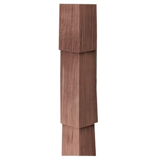 Mastic Cedar Discovery Hand-Split Shake Outside Corner Post Vinyl Siding — ACOCDHSOCP510