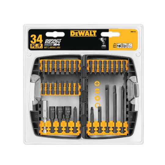 DeWalt 34-Piece Impact Ready Accessory Set