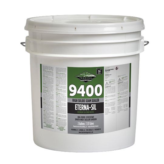 Tropical Roofing Products 9400 Eterna-sil Premium Silicone Mastic - 2 Gallon Bucket — TRO9400