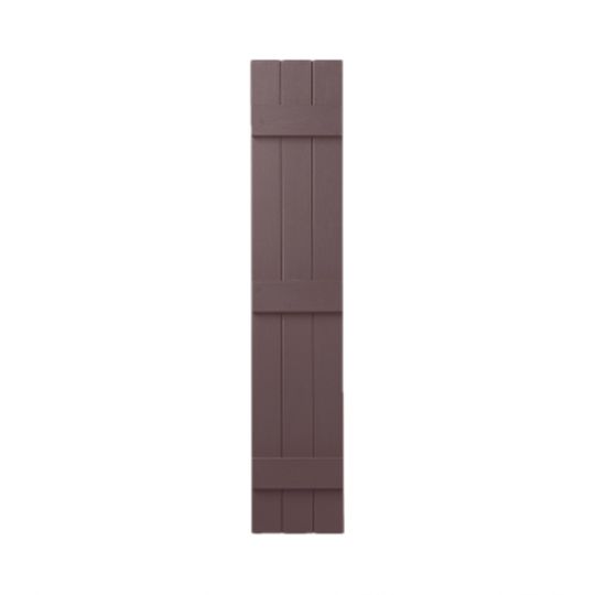 Mastic 11" x 43" Board & Batten Standard 3-Board Shutters - Closed Style — ACOVIN3C114358