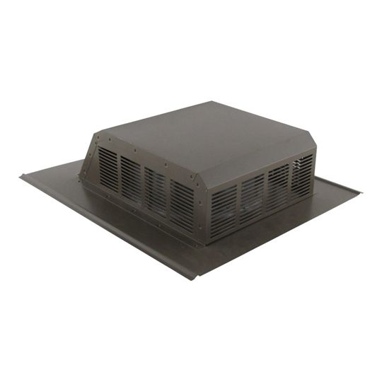 FAMCO Louvered Roof Vent with Slant Back — FRSLRV50BR