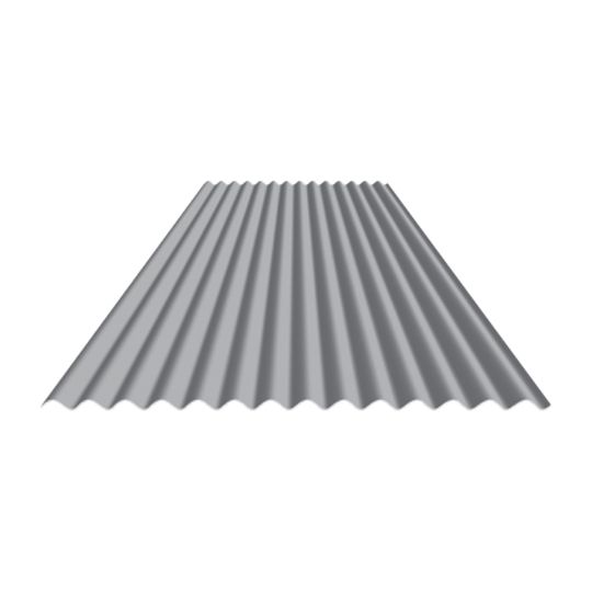 Metal Sales 26 Gauge x 2-1/2" x 36" G-90 Corrugated Steel Panel — MTSCPS26GA9036