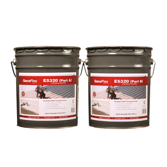 Gaco Western GacoFlex E5320 Parts A & B Epoxy Primer/Filler - 5 Gallon Kit