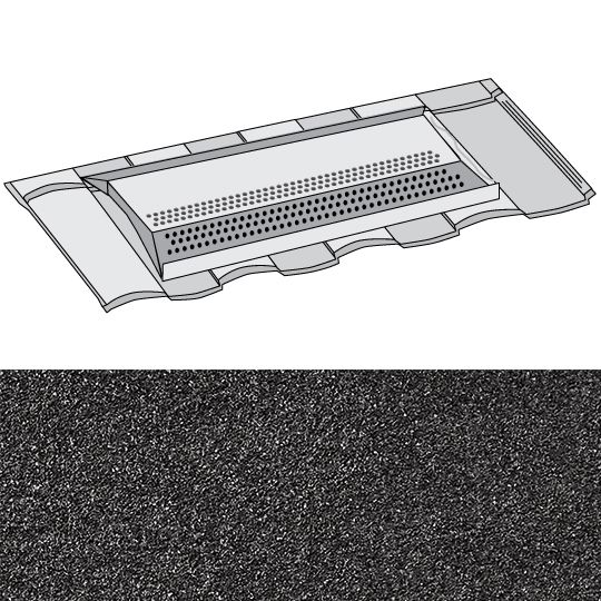Unified Steel EZ-Vent Barrel-Vault Tile — Metal Roofing — BOREZVBVCH