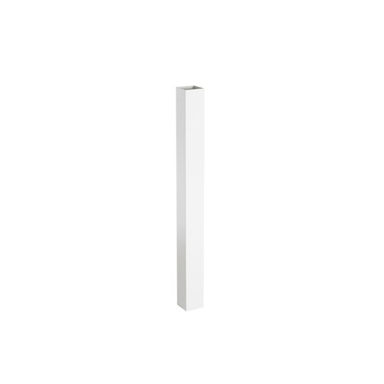 Color Guard Railing Systems 4" x 4" x 108" Vinyl Blank Post Sleeve — COGW44108BP