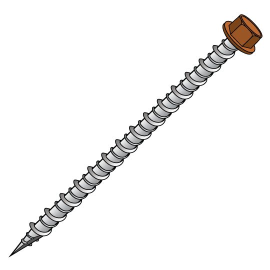 Unified Steel #10 x 2-1/2" Panel Screws - Bag of 500 — BORPS212CTS