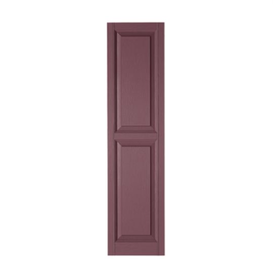 Mastic 12" x 27" Standard Raised Panel Shutters - Regular Style — ACOVINRP1227SK