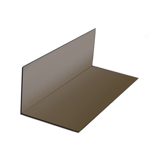 Quality Edge 2" x 3" x 7" Pre-Bent Aluminum Step Flashing - Sold Individually