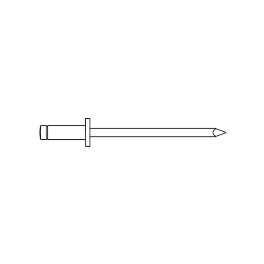 Metal Sales 1/8" x 3/16" Stainless Steel Rivet - Bag of 250 — MTSSSRFG