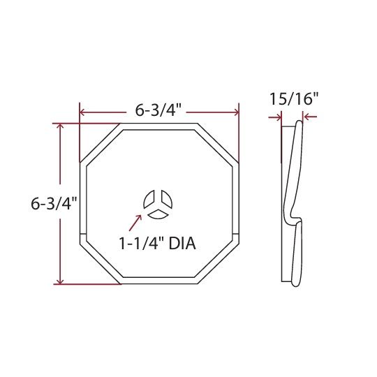 TRI-BUILT Surface Master Oct 4" to 10" — TRISMOCT126
