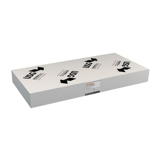 U.S. Gypsum 1/2" x 4' x 8' SecuRock Glass-Mat Roof Board