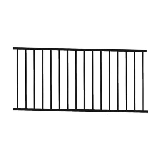 RDI Railing Dynamics 8' x 36" Excalibur Level Rail Panel with Square Balusters