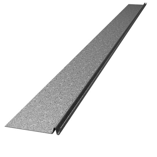 TRI-BUILT 26 Gauge x 1/2" x 1/2" x 3" Galvanized Tucker Flashing