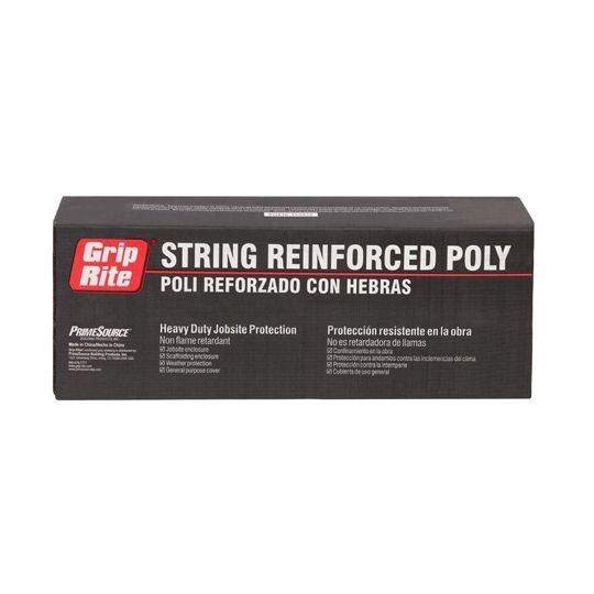 Grip-Rite 6 mil x 20' x 100' String Reinforced Poly Sheeting