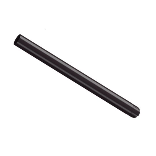 Nordic Steel Gutters 4" x 10' Steel Downspout - Shrunk in one End — NODDSP387DB