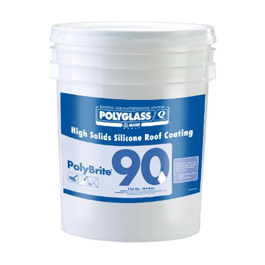 Polyglass PolyBrite 90.1 High Solids Silicone Roof Coating