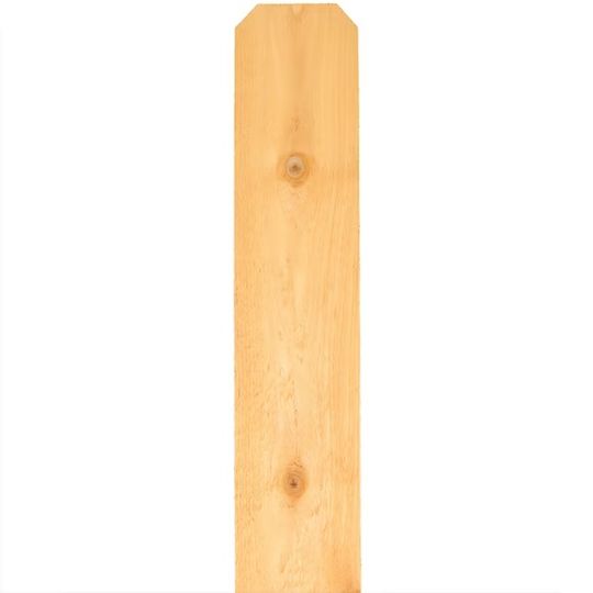 Alta Forest Products 5/8" x 6" x 6' Rustic Cedar Dog Ear Fence Board