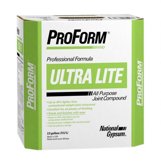 National Gypsum ProForm Ultra Lite All Purpose Joint Compound - 3.5 Gallon Carton