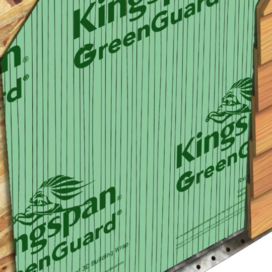 Kingspan Insulation 10' x 125' GreenGuard RainDrop 3D Building Wrap