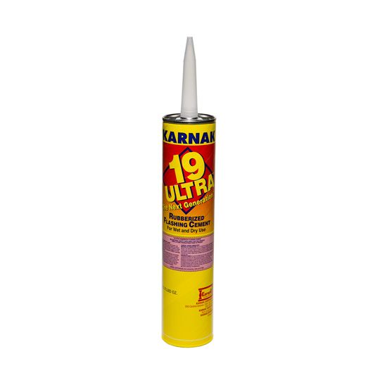 Karnak #19 Ultra Rubberized Flashing Cement Tube - 10.1 Oz. Cartridge