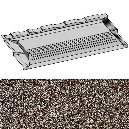 Unified Steel EZ-Vent Cottage Shingle — Metal Roofing — BOREZVCOTTW