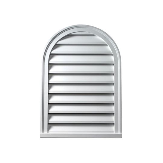 Fypon Molded Millwork 16" x 36" Decorative Cathedral Louver
