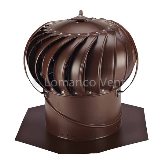 Lomanco 12" Whirlybird Externally Braced Turbine Ventilator — Ventilation and Drainage — LOMBEB12BR