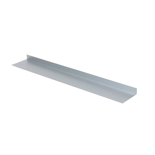 East Coast Metals 26 Gauge x 4" x 10' Galvanized J-Mold with 7/8" Lip