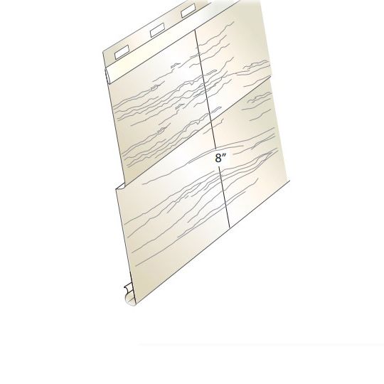 Quality Aluminum Products Double 4" Regular Roughwood Aluminum Siding — QAPARWWH4