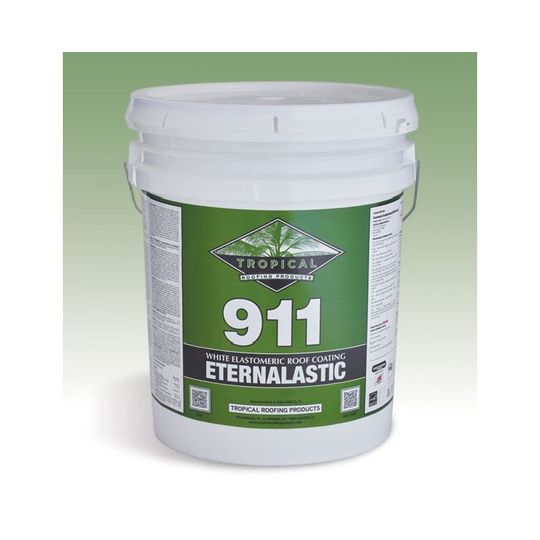 Tropical Roofing Products 911 Eternalastic Elastomeric Roof Coating - Bulk — Adhesives, Caulks & Sealants — TRO911BLK
