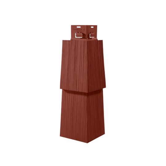 CertainTeed Siding Cedar Impressions Double 7" Straight Edge Rough-Split Mitered Corner Post — CERMCD7RSAR
