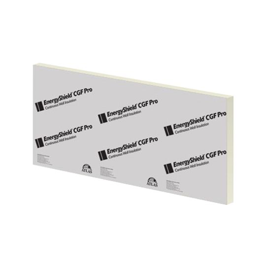 Atlas 1-1/2" x 4' x 8' EnergyShield Cgf Pro Continuous Wall Insulation