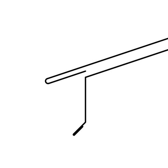 Coastal Metal Service 2" 24 Gauge Style A Eave Trim 2-Piece — Metal Roofing — C2SAET24CW