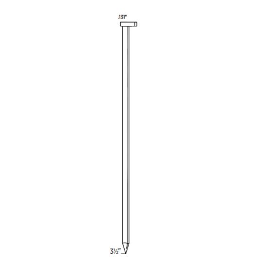 Senco 3-1/2" x 0.131" Smooth Bright Handy Strip - Box of 3,000