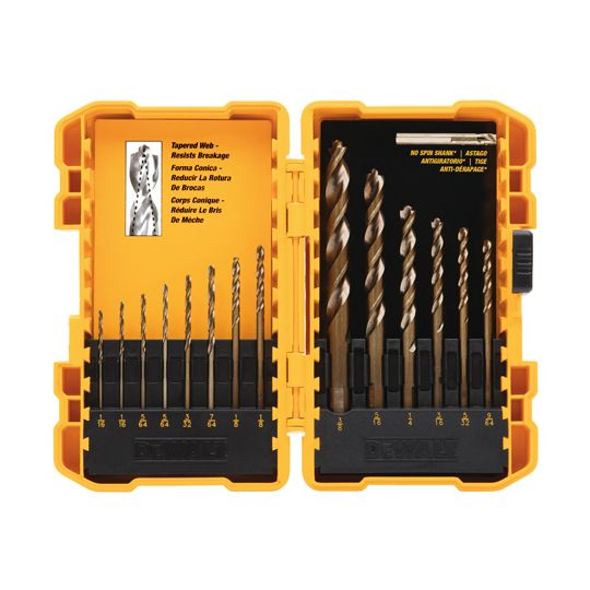DeWalt 14-Piece Pilot Point Drill Bit Set
