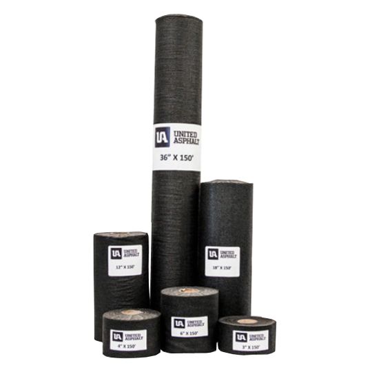 United Asphalt (New Jersey) 9" x 150' Asphalt Saturated Cotton Fabric