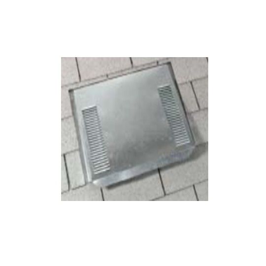 Owens Corning VentSure Galvanized Low Profile Slant Back Roof Vent with Exterior Louver - Standard Flange — Ventilation and Drainage — OCFVSBLPM