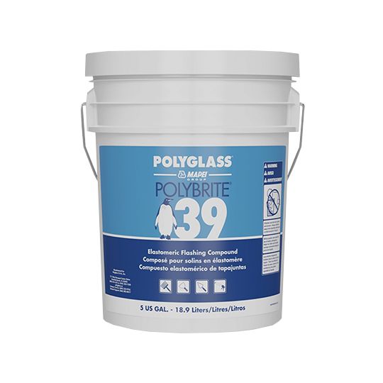 Polyglass PolyBrite 39 Elastomeric Flashing Compound — Adhesives, Caulks & Sealants — POL6PB3905T