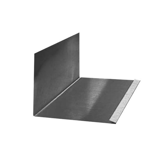Semco Southeastern Metals 5" x 5" x 10' Galvanized Angle Flashing with 1/2" Hem