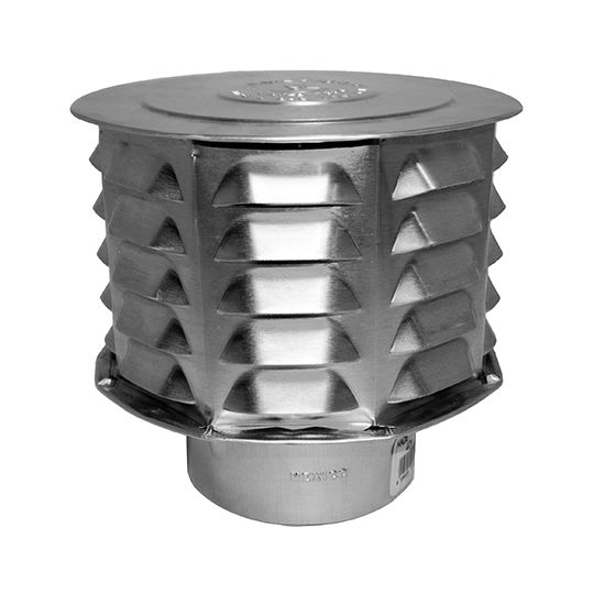American Metal Products 4" AmeriVent Model Cw Aluminum Round Universal Cap for Type B Gas Vent