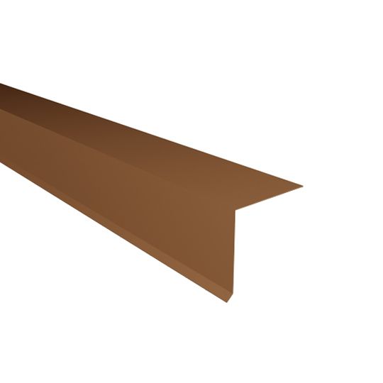 Able Sheet Metal 28 Gauge x 3" x 3" Nosing Grip — ABMNOS3328BR
