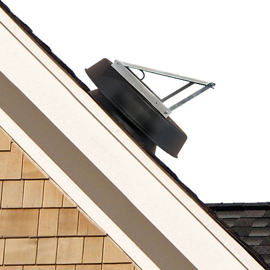Kennedy Skylights 48 Watt Roof Mount Solar Attic Fan — Ventilation and Drainage — KSLSAF48BL