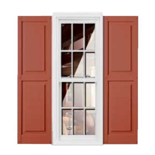 Girardin Moulding Raised Panel Style Shutters — GIRRP14X55RD